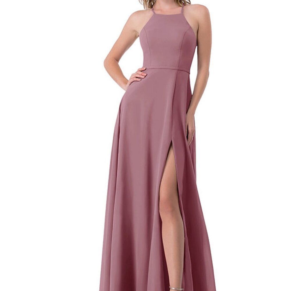 Azazie Bree Vintage Mauve Dress